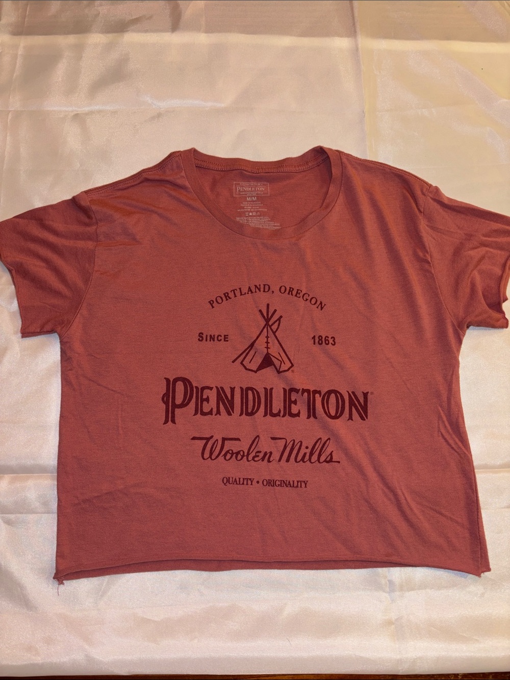 Pendleton Graphic Cropped Tee